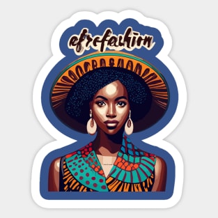 Afro Fashion Sticker